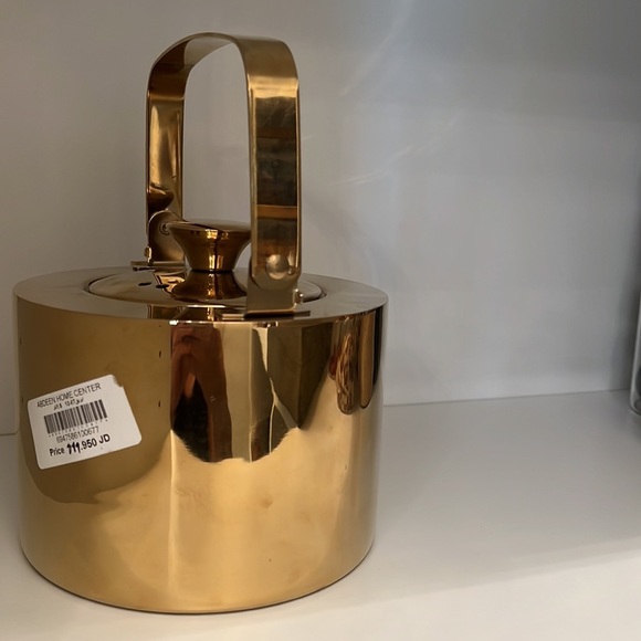 NWT GOLD METAL TEA POT 1.5 LITER - Picture 10 of 17